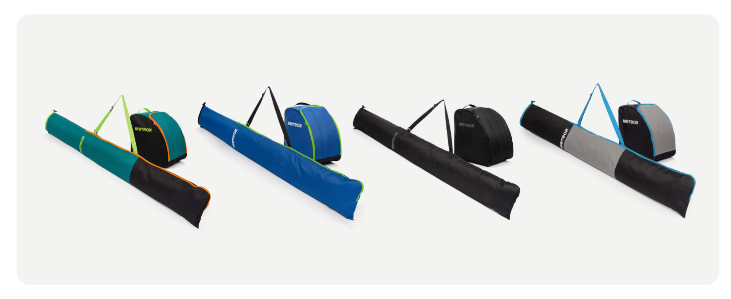 Ski-Set Meteor Norse blau Norse_zestawy