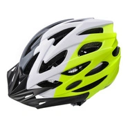 Fahrradhelm Meteor Marven L 58-61 cm grau/weiß/kalk
