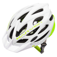 Fahrradhelm Meteor Marven M 55-58 cm weiß/neongrün