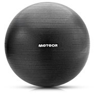 Fitnessball Meteor 65 cm schwarz