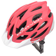 Fahrradhelm Meteor Marven M 55-58 cm koralle/weiss
