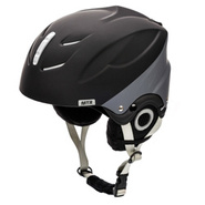 Skihelm Meteor Lumi L 58-61 cm schwarz/grau