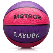 Basketball Meteor Layup 6 rosa/violett