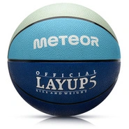 Basketball Meteor Layup 5 blau/grau