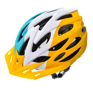 Fahrradhelm Meteor Marven L 58-61 cm blau/weiß/gelb