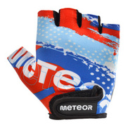 Fahrradhandschuhe Meteor Kids S Map blau