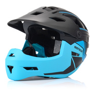 Fullface-Fahrradhelm Meteor Hydra M 55-58 cm schwarz/blau