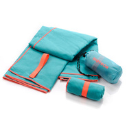 Schnelltrocknendes Handtuch Meteor S 42 x 55 cm türkis