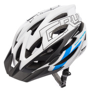 Fahrradhelm Meteor Gruver S 52-56 cm blau/schwarz/weiß
