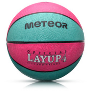 Basketball Meteor Layup 4 rosa/blau