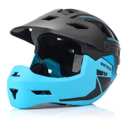 Fullface-Fahrradhelm Meteor Hydra L 58-61 cm schwarz/blau