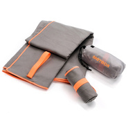 Schnelltrocknendes Handtuch Meteor XL 110 x 175 cm grau