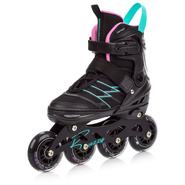 Inlineskates Meteor L 38-43 Buzzy schwarz/pink/minzfarben