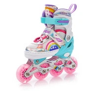 Inlineskates 4-in-1 Meteor für Kinder XS 25-28 Rainbow