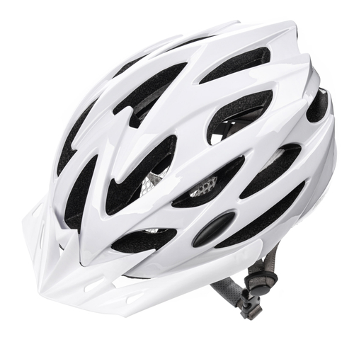 Fahrradhelm Meteor Marven M 55-58 cm weiss shiny