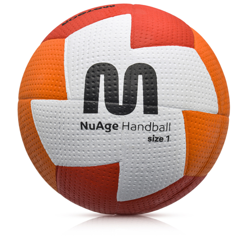 Handball Meteor Nuage junior 1 orange/rot