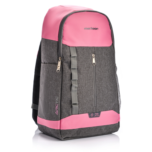 Meteor Arctic 20 l Thermorucksack rosa/grau melange