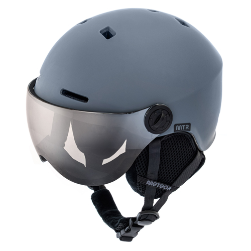 Skihelm Meteor Falven L 58-61 cm grau