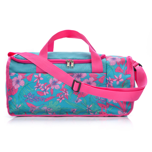 Sporttasche Meteor Nepr 20 l blau/rosa Blumen