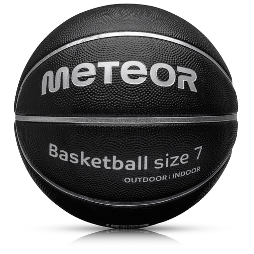 Training Basketball Meteor Cellular #7 black/silver 8 panels