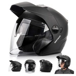 Motorradhelm Meteor Hekato XL 61 cm schwarz