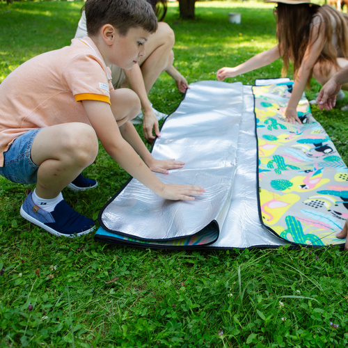 Picknickdecke Meteor XL 175x200 cm Tropen