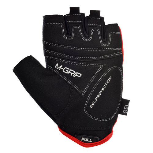 Radsporthandschuhe Meteor Gel GX33 XS rot