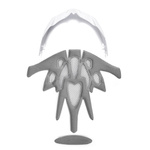 Fahrradhelm Meteor Ovlo M 55-58 cm weiß/mintgrün