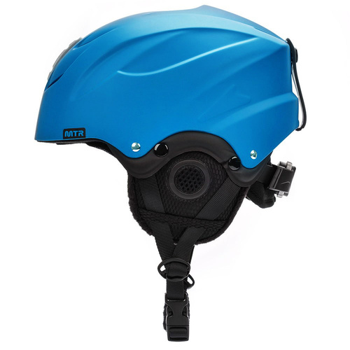 Skihelm Meteor Lumi XS 48-52 cm blau