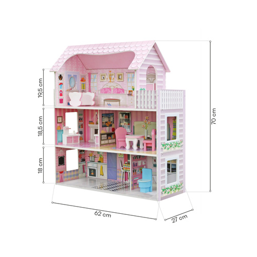 Das Puppenhaus aus Holz