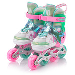 Inlineskates 4-in-1 Meteor für Kinder XS 25-28 Mermaid