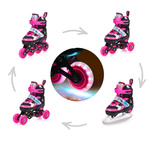 Inlineskates 4-in-1 Meteor für Kinder M 34-37 Metro