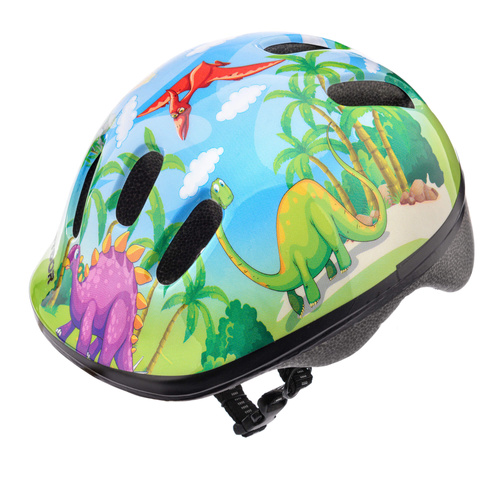 Fahrradhelm Meteor MV6-2 S 48-52 cm Dinosaurier