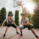 Basketball Meteor Fluo weiß/neon grün 7