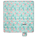Picknickdecke Meteor 2XL 200x200 cm flamingos