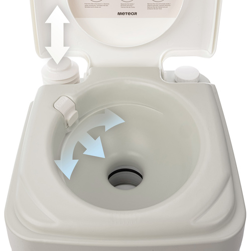 Tragbare Toilette Meteor 10 l