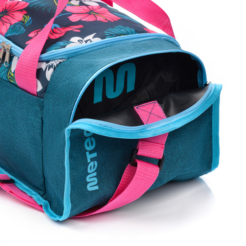 Fitness Tasche Meteor Nepr 20 l rosa/grüne Blumen