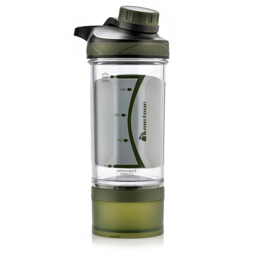 Schüttelflasche Meteor 500 ml grün