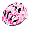 Kinderfahrradhelm Meteor HB6-5 S 48-52 cm Rosa Blumen