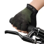 Fahrradhandschuhe Meteor MX21 L schwarz/dunkelgrün