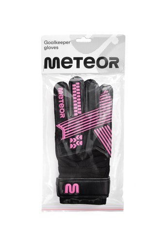 Meteor Catch goalkeeper gloves 5 black/pink