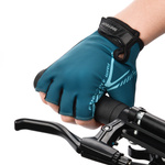 Fahrradhandschuhe Meteor MX11 S dunkelblau/hellblau