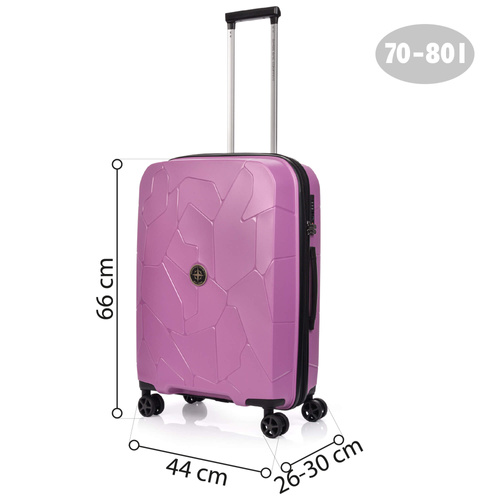 SwissBags Lava medium Koffer 66 cm crocus