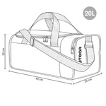 Fitness Tasche Meteor Nepr 20 l lila/grau