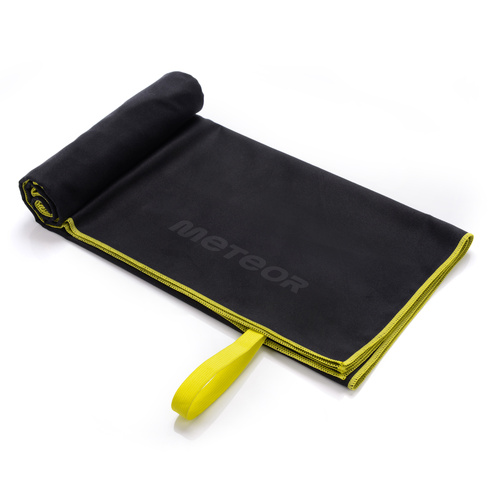 Schnelltrocknendes Handtuch Meteor XL 110 x 175 cm schwarz