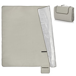 Picknickdecke Meteor 2XL 200x200 cm grau-beige