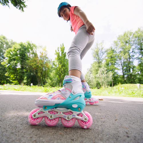 Inlineskates 4-in-1 Meteor für Kinder XS 25-28 Lunar