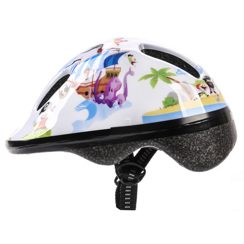 Kinderfahrradhelm Meteor MV6-2 S 48-52 cm Pirat