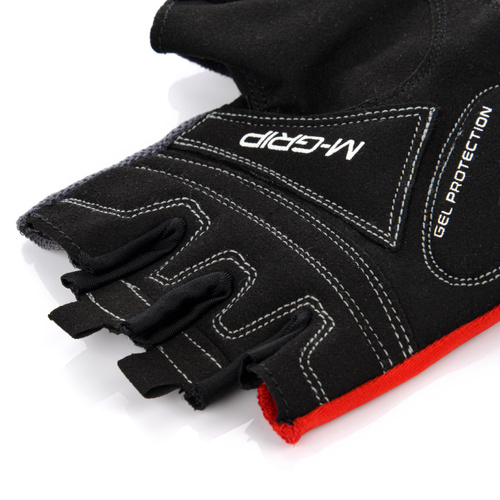 Radsporthandschuhe Meteor Gel GX33 XS rot