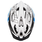 Fahrradhelm Meteor Gruver S 52-56 cm blau/schwarz/weiß